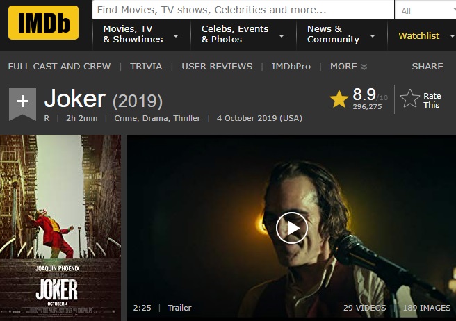 joker imdb