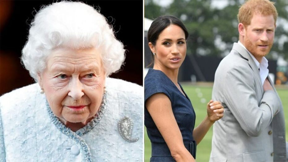 queen elizabeth meghan markle prince harry