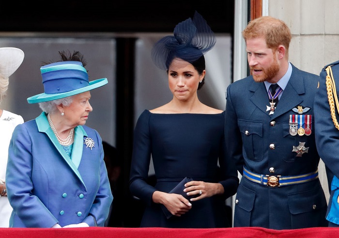 Queen Elizabeth Meghan Harry